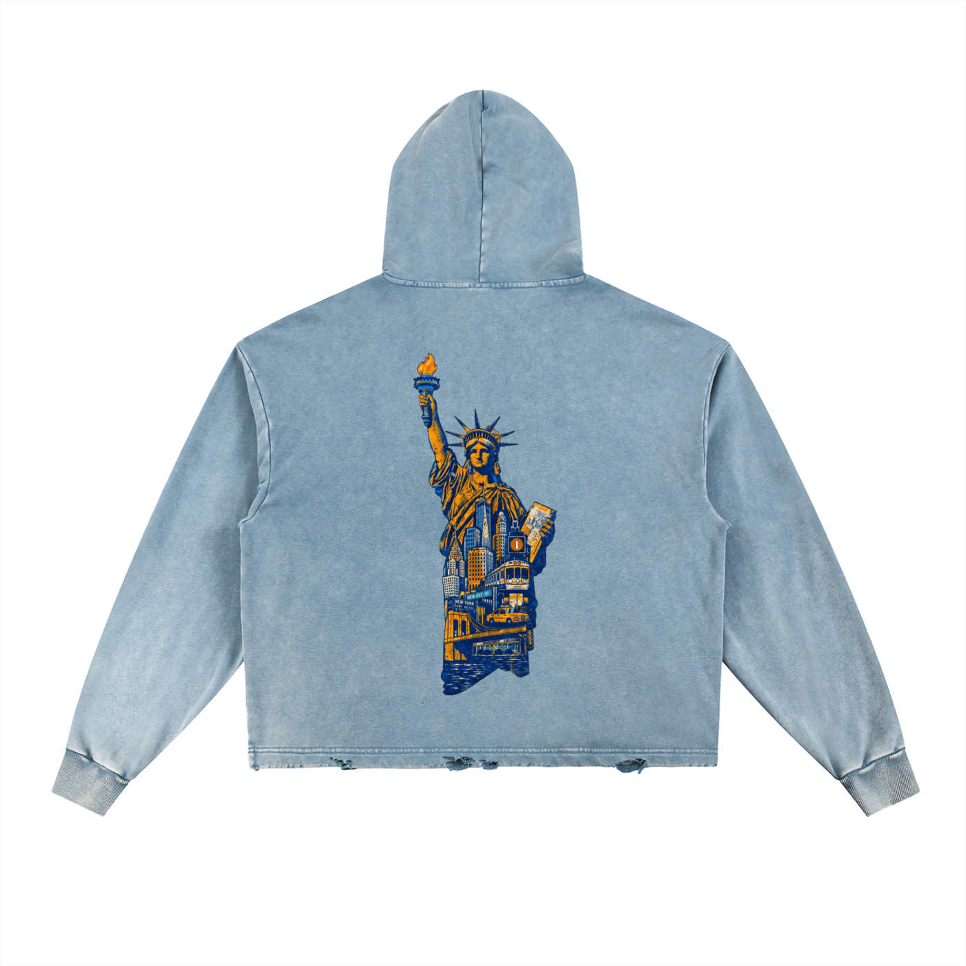The Five Boroughs Hem Hoodie